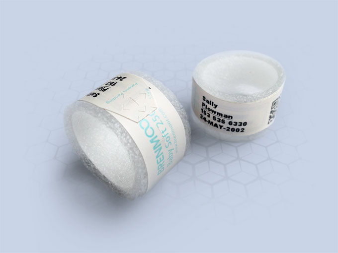BABYSOFT250 extra-soft 24mm baby hospital wristband