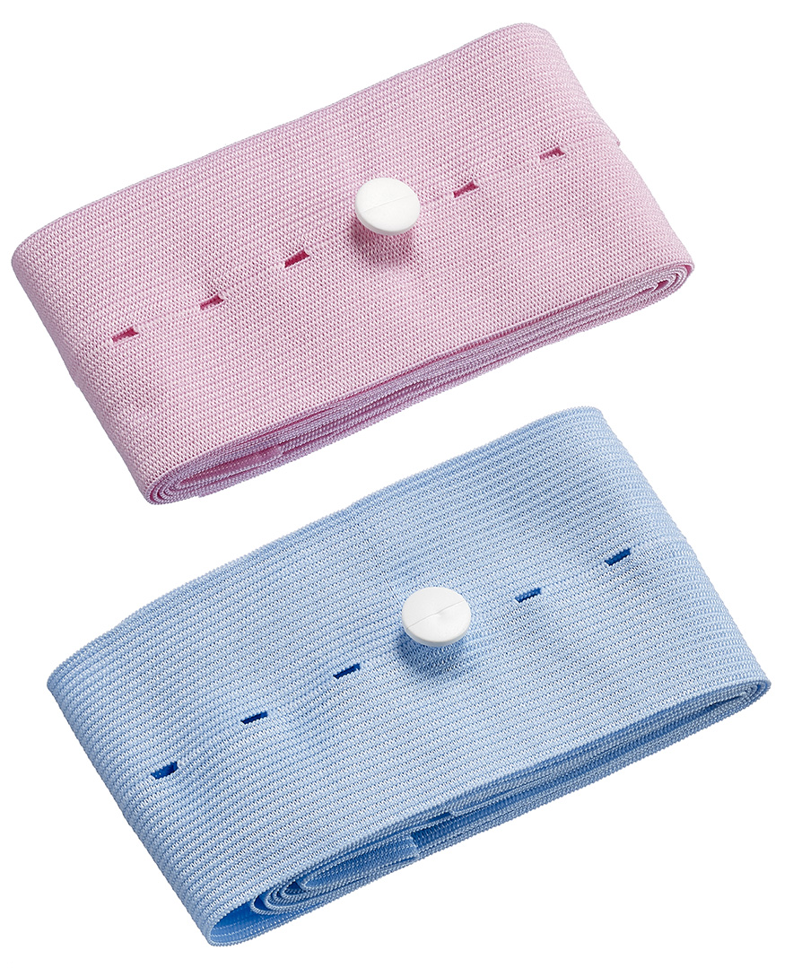 Transducer belt blue & pink 150cm (50 pairs per box)