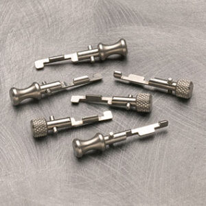 Multi-Angle Lock Pins for Needle Guidance Brackets