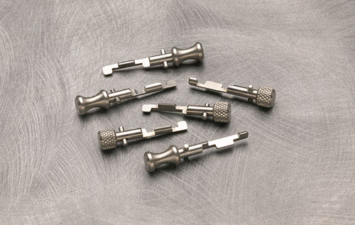 Multi-Angle Lock Pins for Needle Guidance Brackets