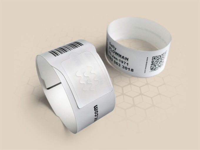 MOTHER-BABY dual 24mm mother & 16mm baby printable wristband