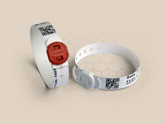 FAST15 ultra-slim 15mm adult hospital wristband