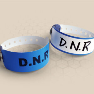 ALERT customised medical alert 30mm clasp-fastening adult hospital wristband